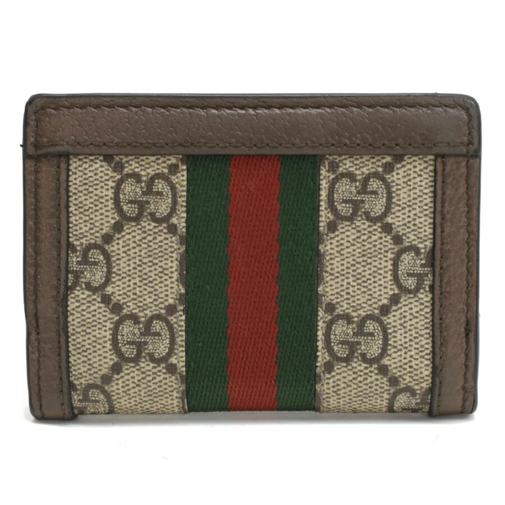 Gucci Sherry Beige GG Tri Supreme Wallet Ophidia - Picture 3 of 8